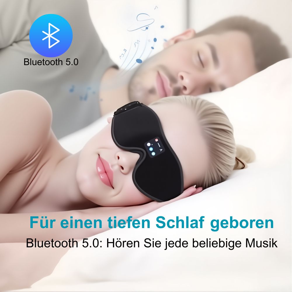 TraumLeicht Bluetooth Schlafmaske Premium Komfort