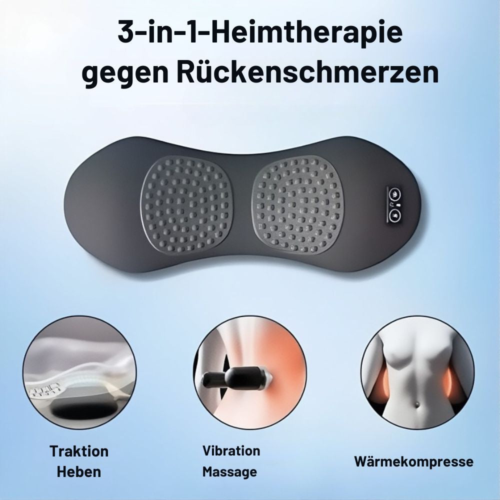 RückenRelax Pro Wärme Vibration Traktion